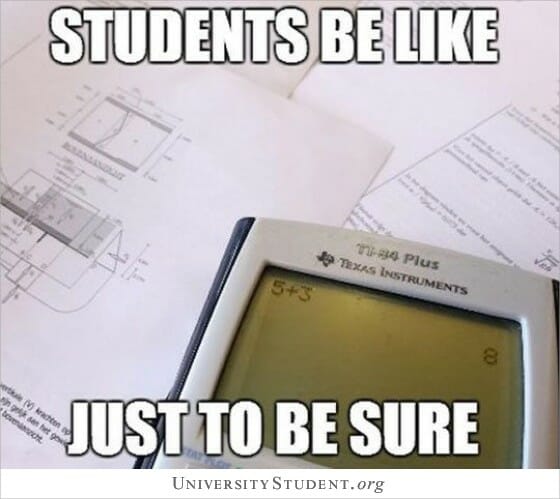 Students be like Students be like