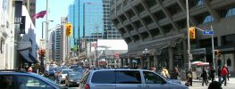 Downtown Toronto Bay Bloor street