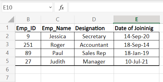 Example of VLOOKUP Excel Example of VLOOKUP Excel