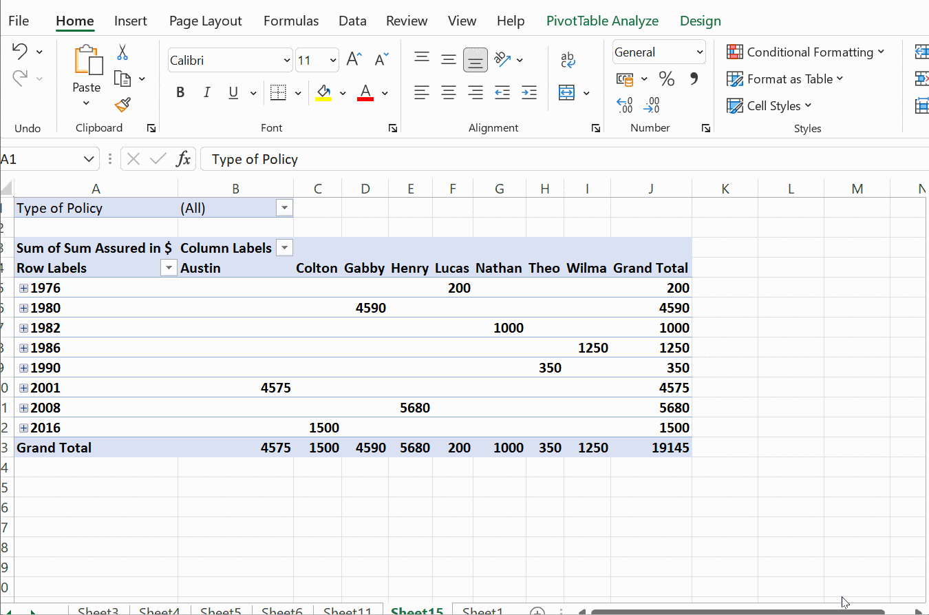 creating multiple records excel